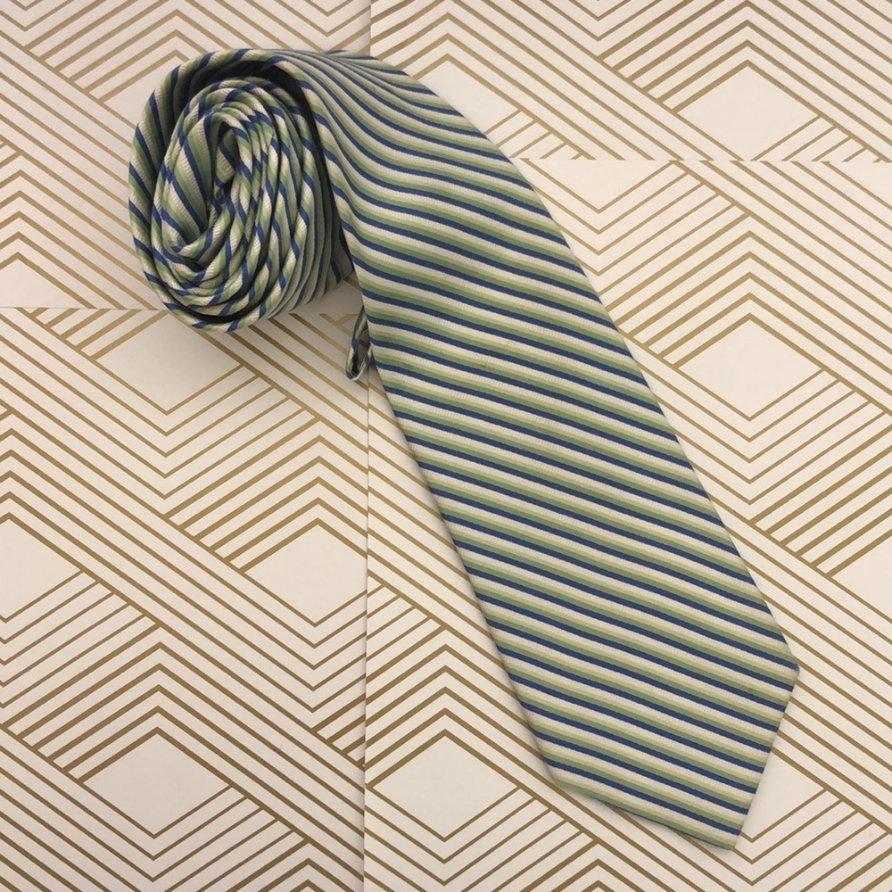 Náutica green and blue tie